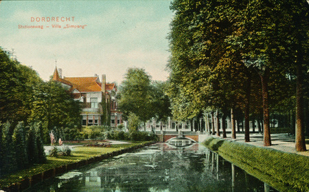 Stationsweg, Villa Simpang rond 1905
