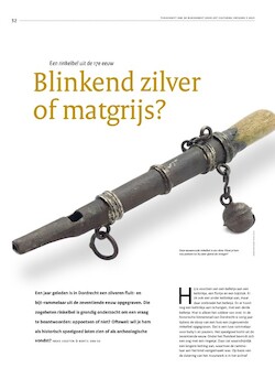 Blinkend zilver of matgrijs? Rinkelbel uit Dordrecht